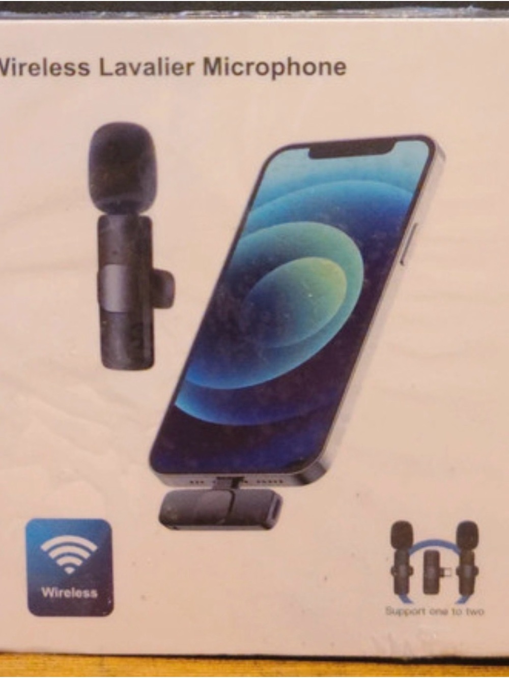 Accessorize Wireless Lavalier Microphone - Black